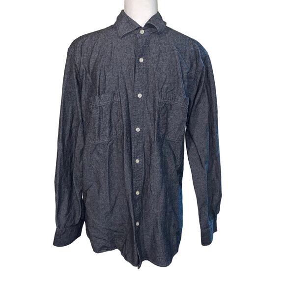 3 Dress Shirts Goodfellow UNLISTED Double Pump Size SIZE M 1 Slimfit Long Sleeve - Picture 2 of 10